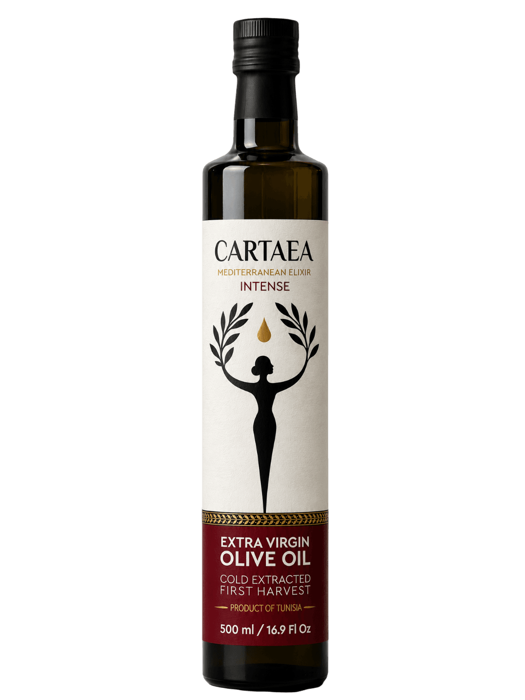 Botella de aceite de oliva CARTAEA Intensa