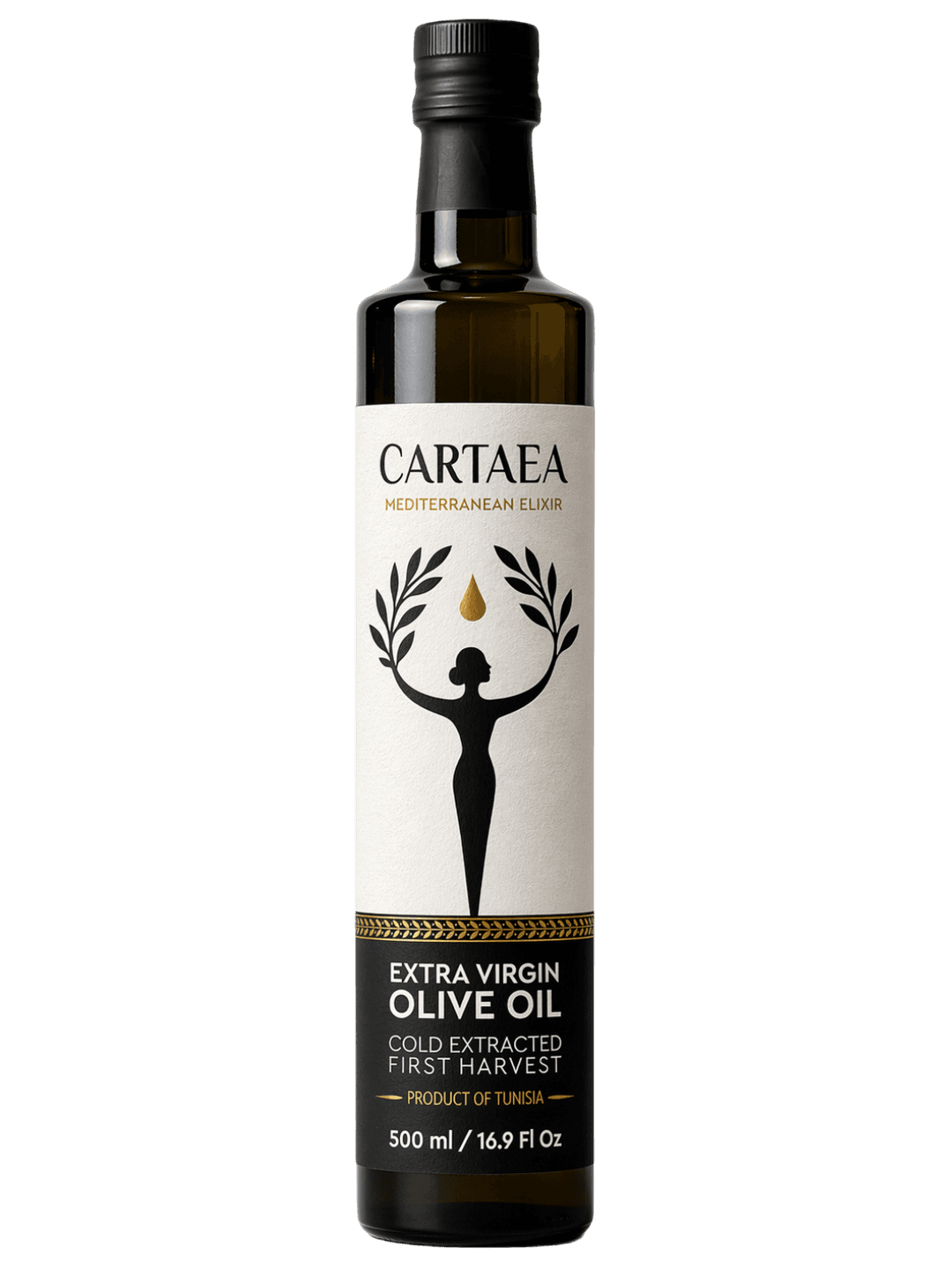 Botella de aceite de oliva CARTAEA Signature